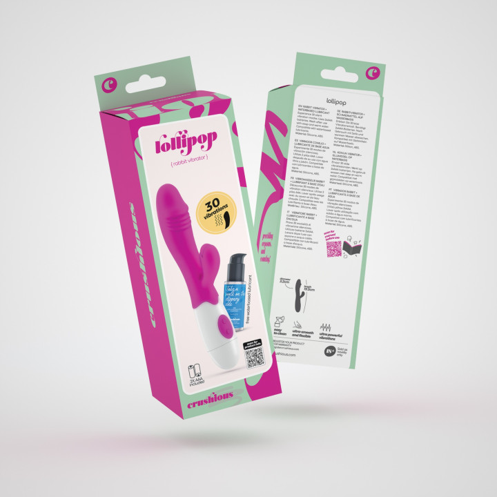 Vibrador Lollipop com Estimulador - Crushious | Brinca Boutique