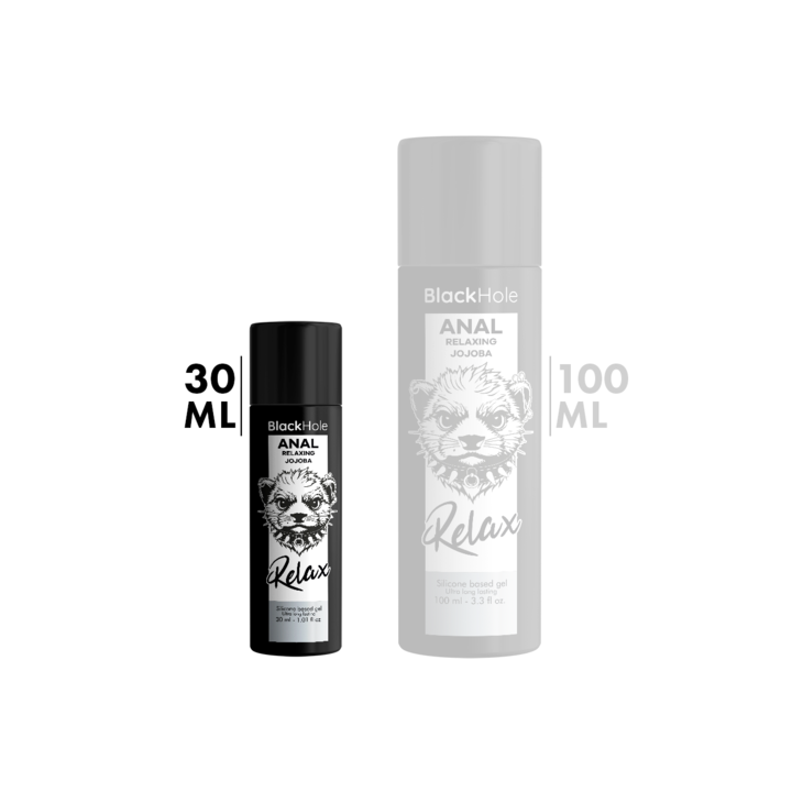Jojoba Relax Gel Anal 30 ml - Black Hole | Brinca Boutique