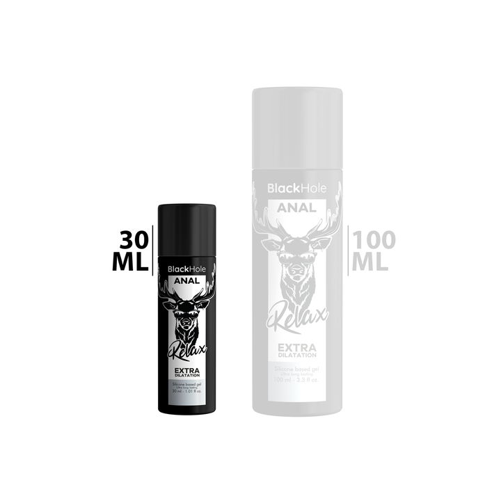 Gel Anal Silicone Extra Dilatation 30 ml - Black Hole | Brinca Boutique