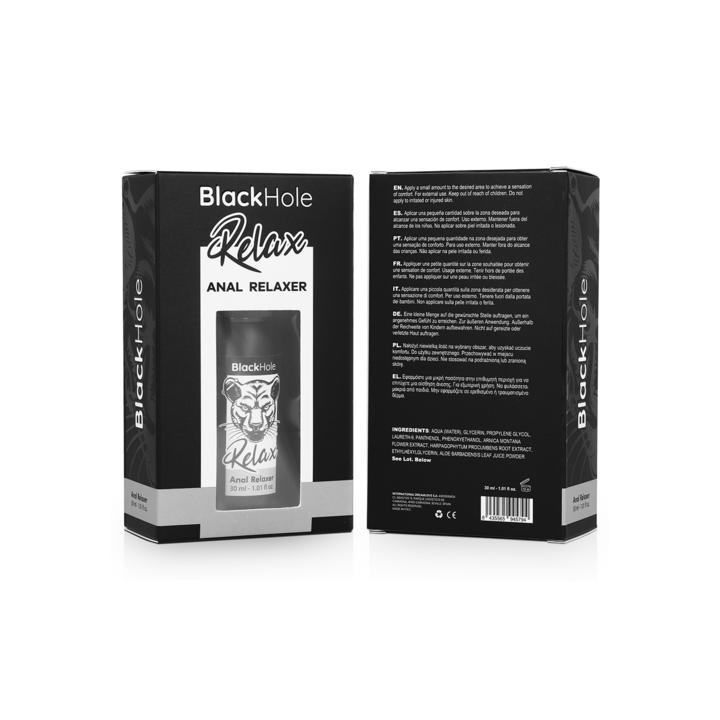 Spray Relaxante Anal Explorer 30 ml - Black Hole | Brinca Boutique