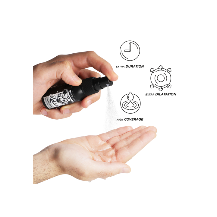 Spray Relaxante Anal Explorer 30 ml - Black Hole | Brinca Boutique
