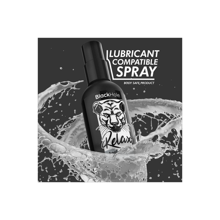 Spray Relaxante Anal Explorer 30 ml - Black Hole | Brinca Boutique