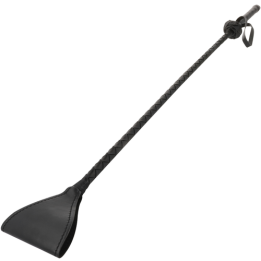Chibata BDSM Tipo Crop Preta - DARKNESS | Brinca Boutique