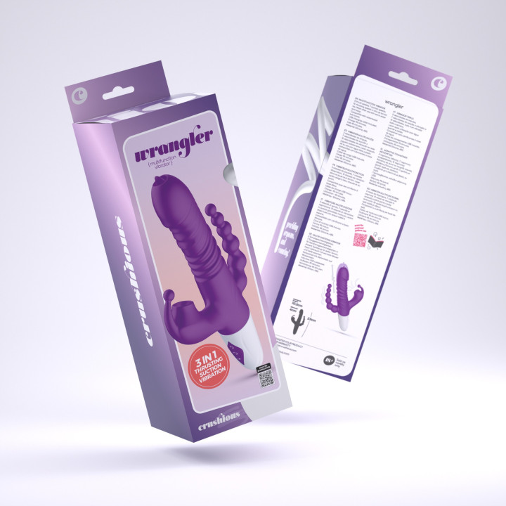 Vibrador 3 em 1 Wrangler - Crushious | Brinca Boutique