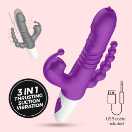 Vibrador 3 em 1 Wrangler - Crushious | Brinca Boutique