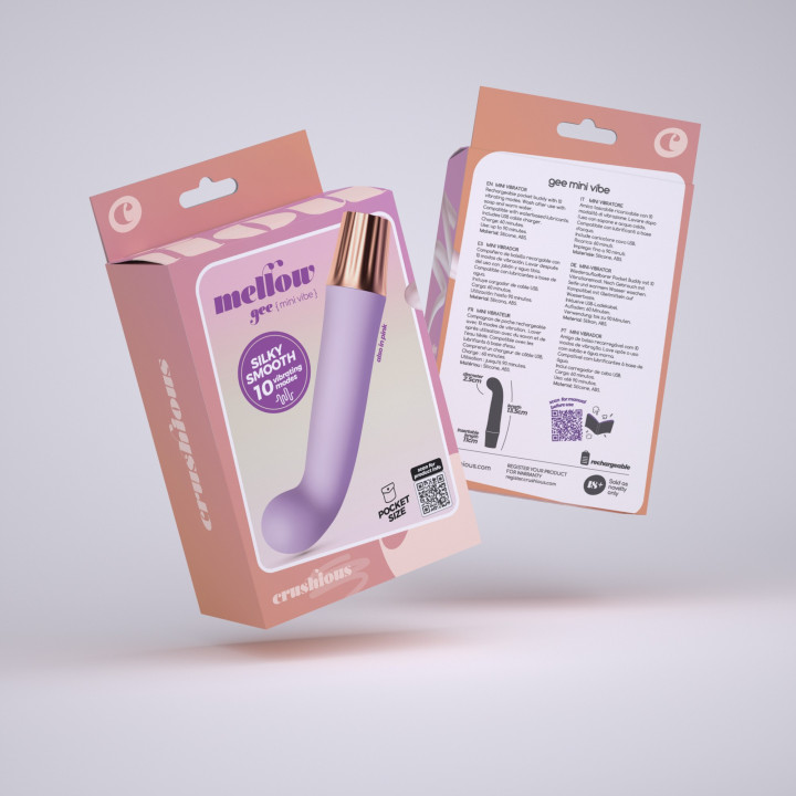 Mini Vibrador Ponto G Mellow Gee - Crushious | Brinca Boutique