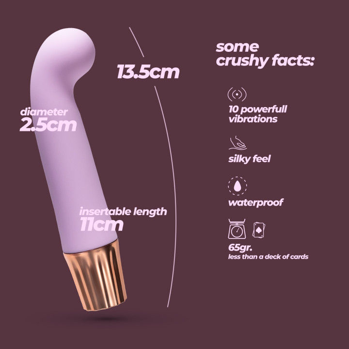 Mini Vibrador Ponto G Mellow Gee - Crushious | Brinca Boutique