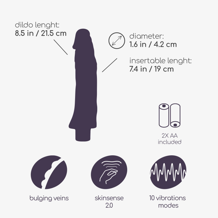 Vibrador Realístico Guido - Crushious | Brinca Boutique