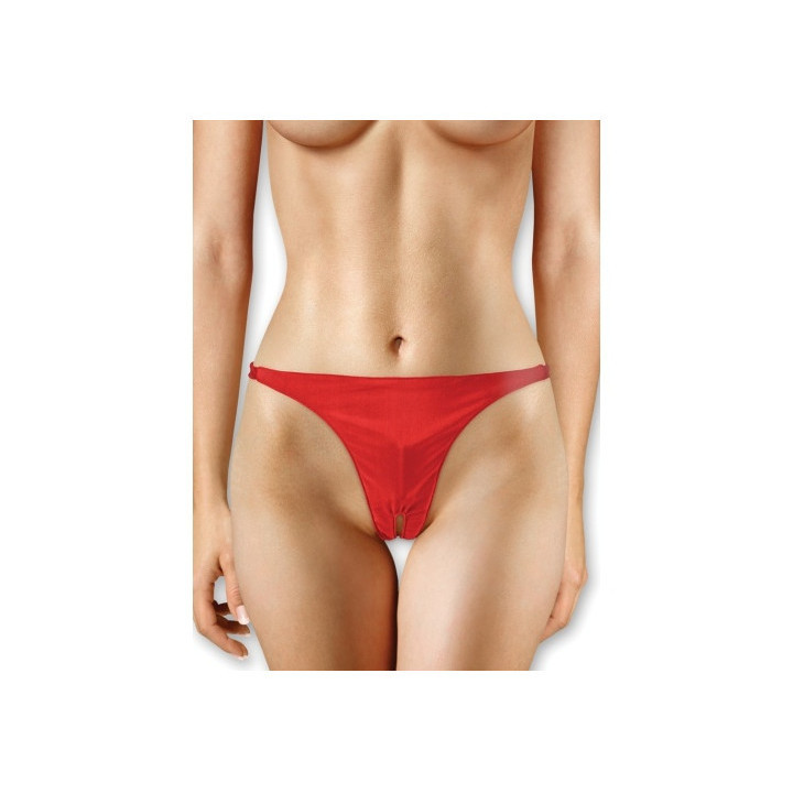 Tanga Vibratória Ouch! com Bala Removível — Vermelha