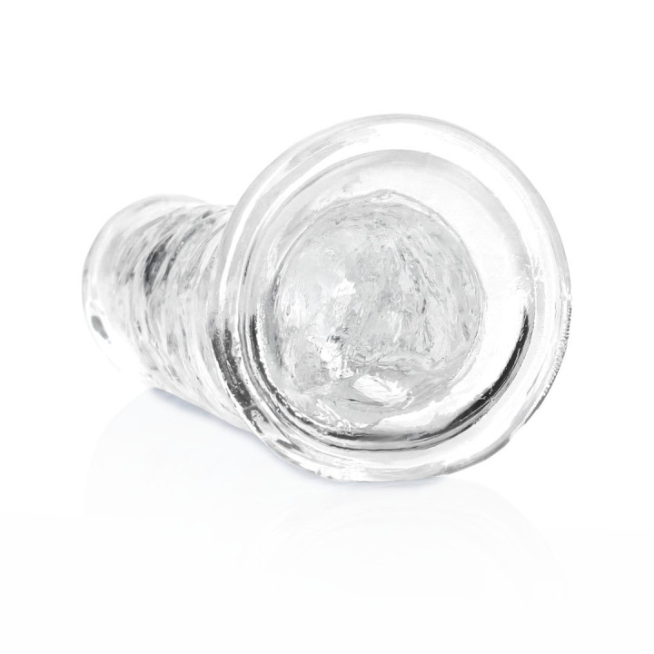 Dildo Realístico Transparente 18 cm | Brinca Boutique