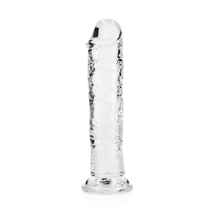 Dildo Realístico Transparente 18 cm | Brinca Boutique