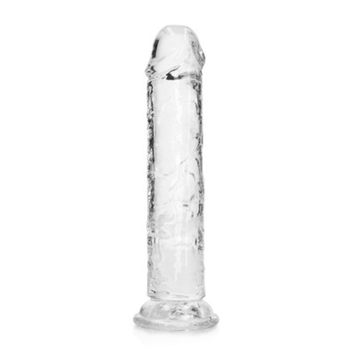 Dildo Realístico Transparente 18 cm | Brinca Boutique