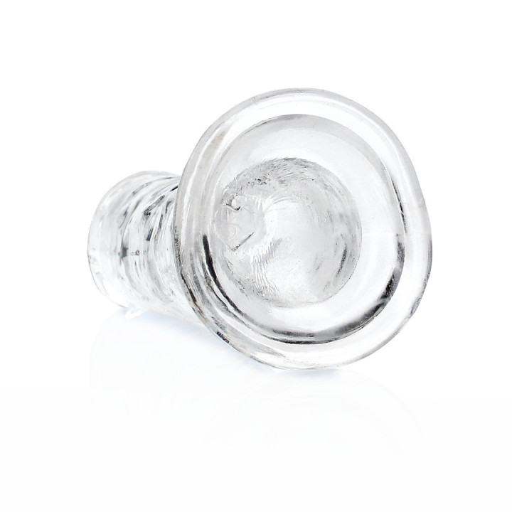 Dildo Transparente com Ventosa 14,5 cm | Brinca Boutique