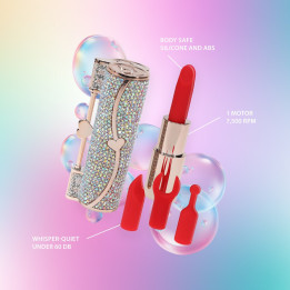 Vibrador Batom Sparkle Loveline | Brinca Boutique