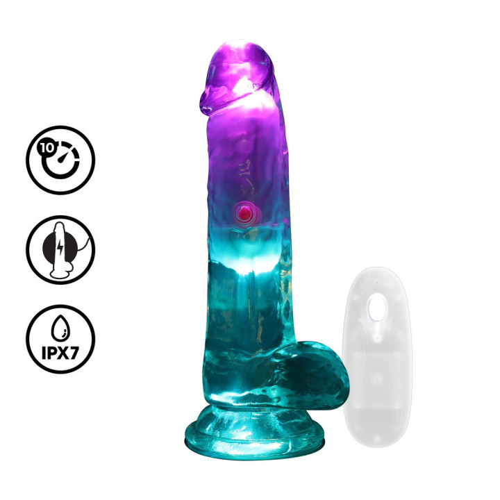 Vibrador RealRock com LED | Brinca Boutique