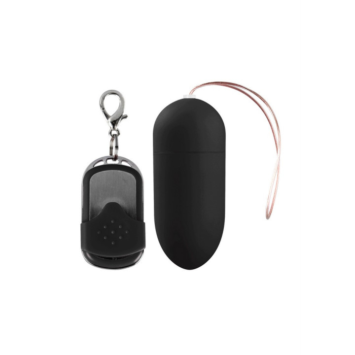 Ovo Vibratório Preto com Comando | Brinca Boutique