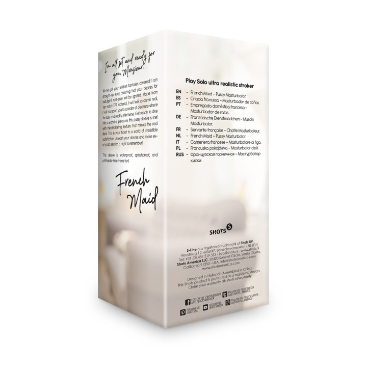 Masturbador French Maid Flesh | Brinca Boutique