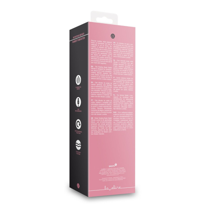 Vibrador Rabbit Pink Arabesque Loveline | Brinca Boutique