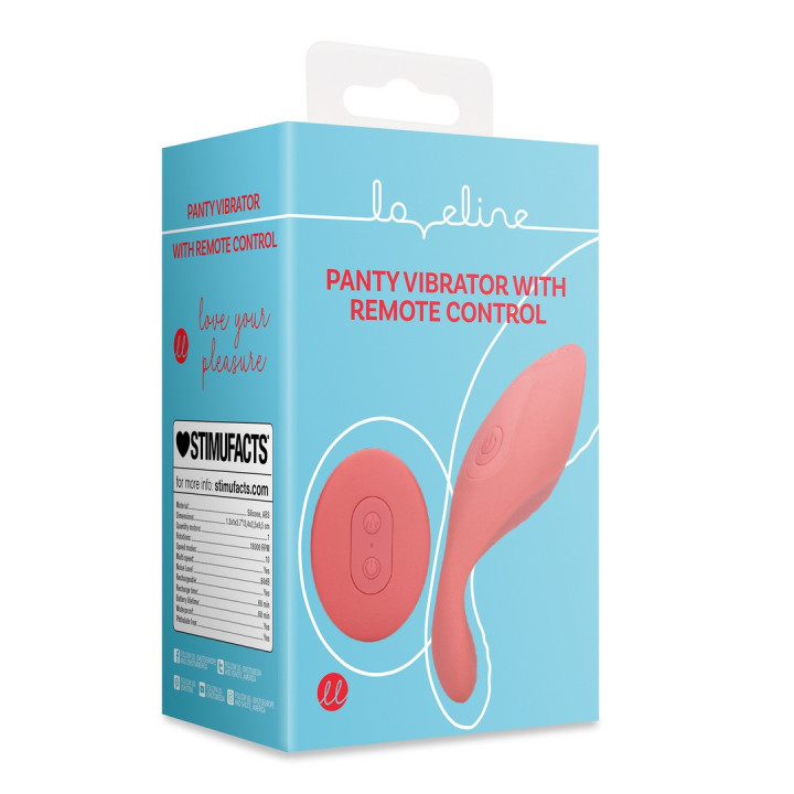 Vibrador de Cueca Brighto Red Loveline | Brinca Boutique
