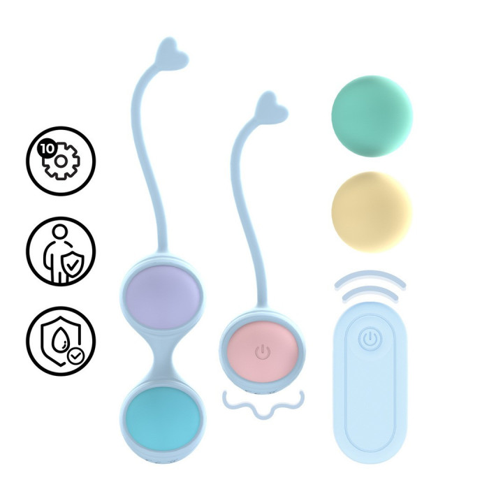 Kit Bolas Kegel Vibratórias Loveline | Brinca Boutique