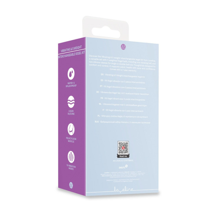 Kit Bolas Kegel Vibratórias Loveline | Brinca Boutique