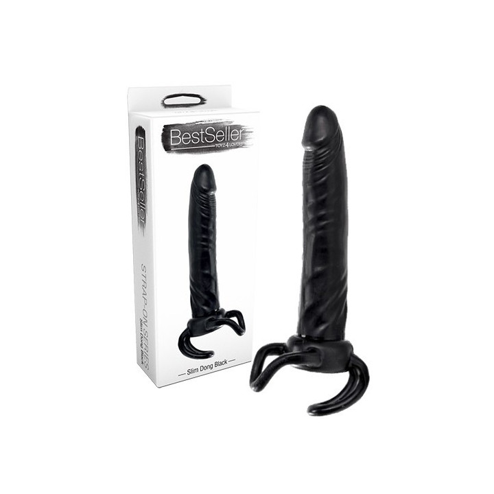 Dildo Slim Preto Toyz4Lovers | Brinca Boutique