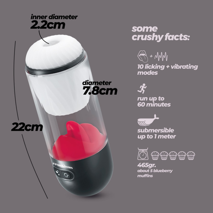 Masturbador 2 em 1 Slurpy Crushious | Brinca Boutique