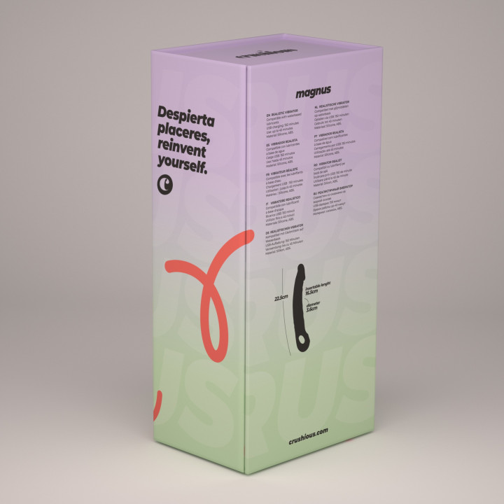 Vibrador Magnus Crushious Flexível | Brinca Boutique