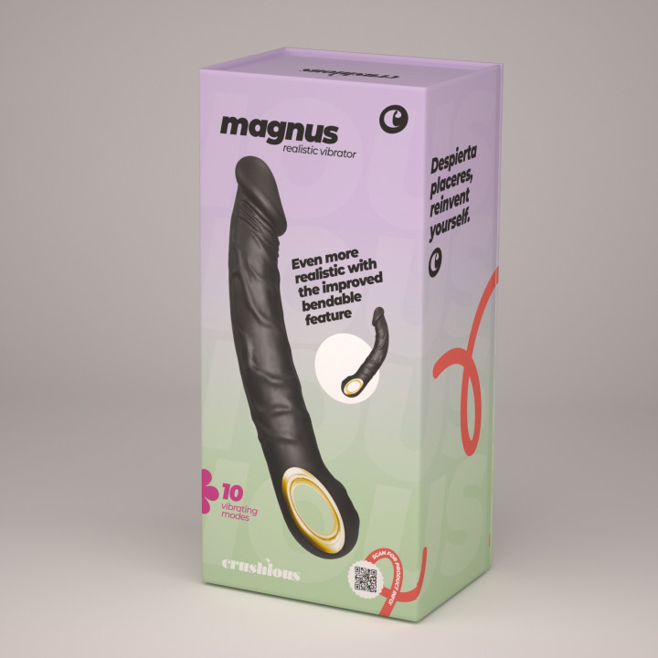 Vibrador Magnus Crushious Flexível | Brinca Boutique