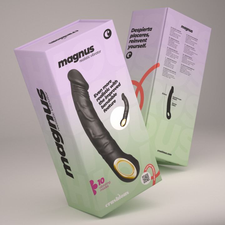 Vibrador Magnus Crushious Flexível | Brinca Boutique