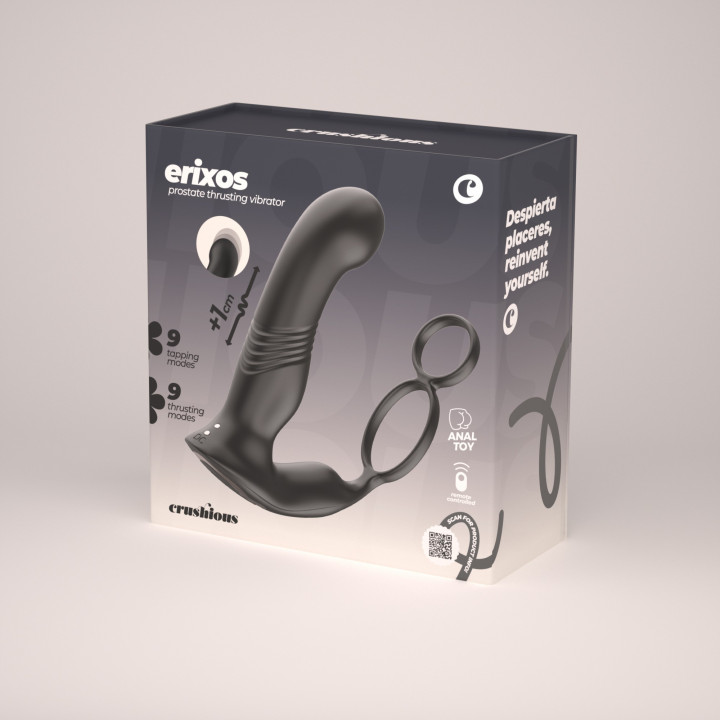 Vibrador Prostático Erixos Crushious | Brinca Boutique