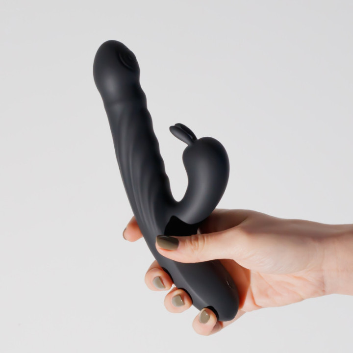 Vibrador Rabbit Lapin Preto | Brinca Boutique