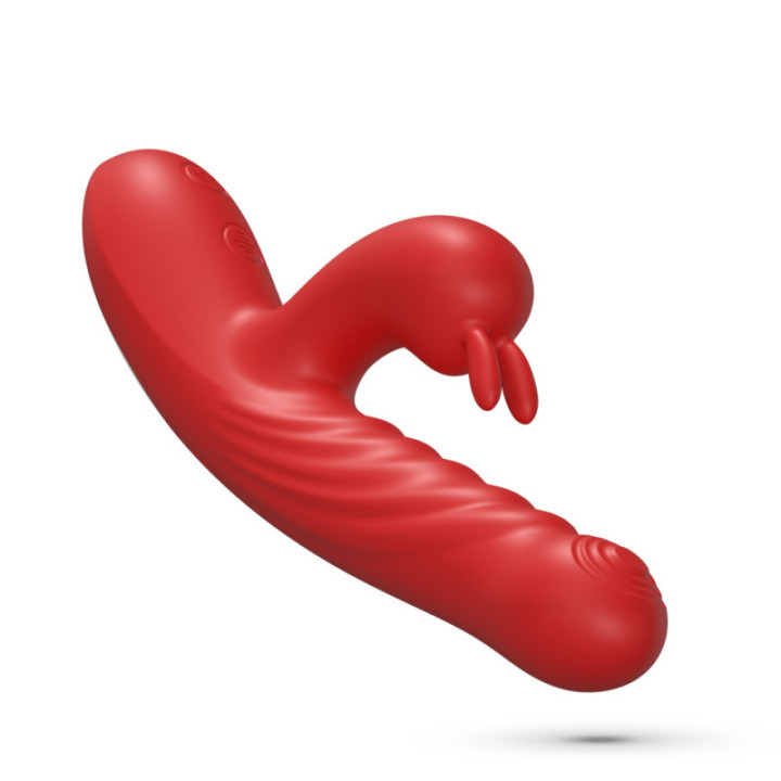 Vibrador Rabbit Lapin Vermelho | Brinca Boutique