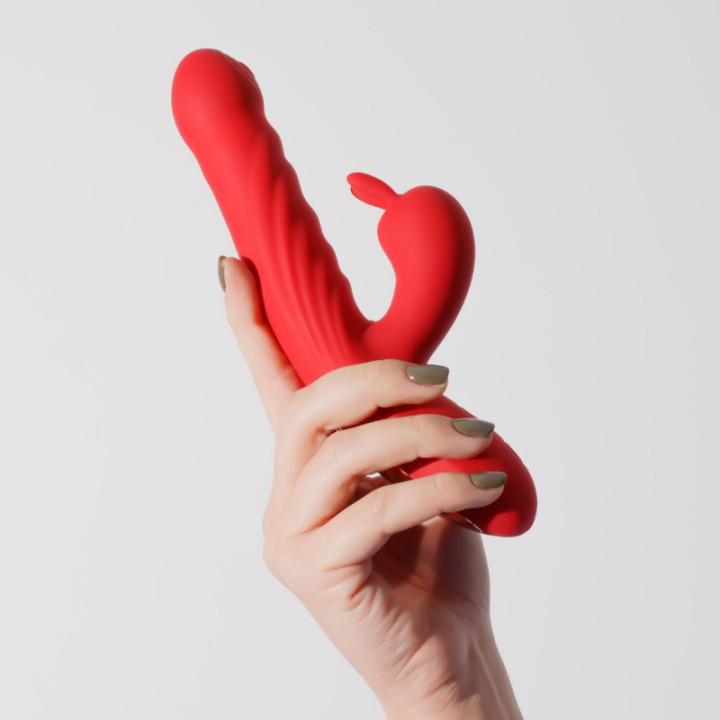 Vibrador Rabbit Lapin Vermelho | Brinca Boutique