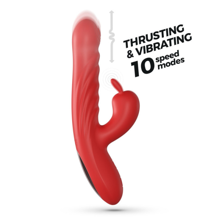 Vibrador Rabbit Lapin Vermelho | Brinca Boutique