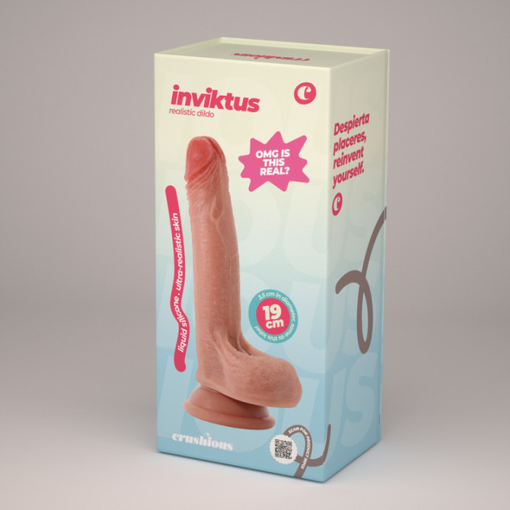 Dildo Inviktus 7 Crushious 19 cm | Brinca Boutique