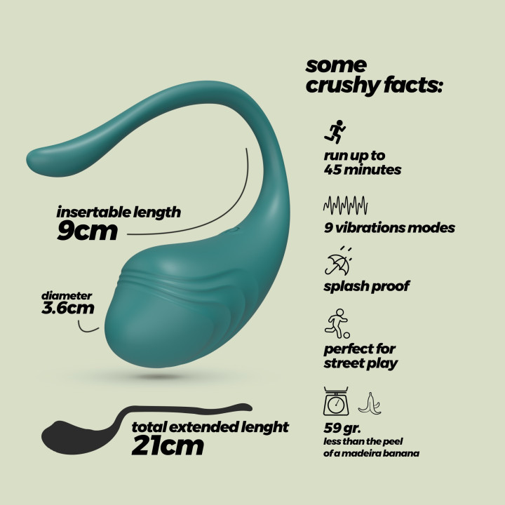 Ovo Vibratório Tamago Crushious | Brinca Boutique