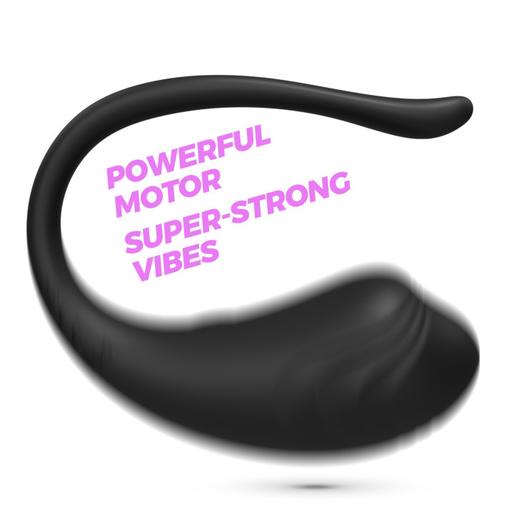 Ovo Vibratório Tamago Preto Crushious | Brinca Boutique