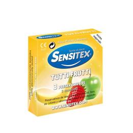 Preservativos Tuttifrutti Sensitex | Brinca Boutique