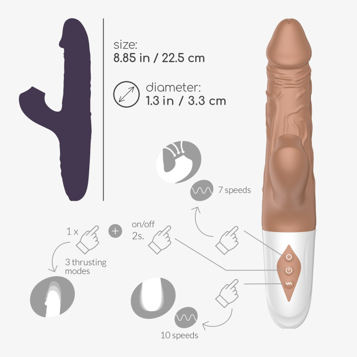 Vibrador El Matador Crushious | Brinca Boutique